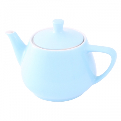 Friesland Teekanne 0,85l Pastellblau Utah Teapot Porzellan