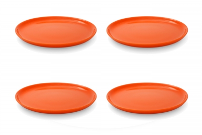 Friesland 4er-Set Frühstücksteller 19cm Happymix Orange