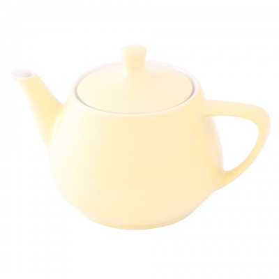 Friesland Teekanne 0,85l Pastellgelb Utah Teapot Porzellan