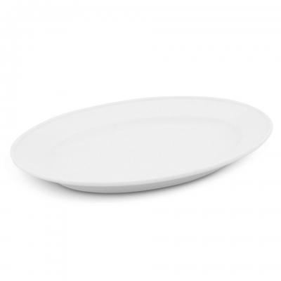 Platte oval, 23cm Buffet Weiß Walküre Porzellan